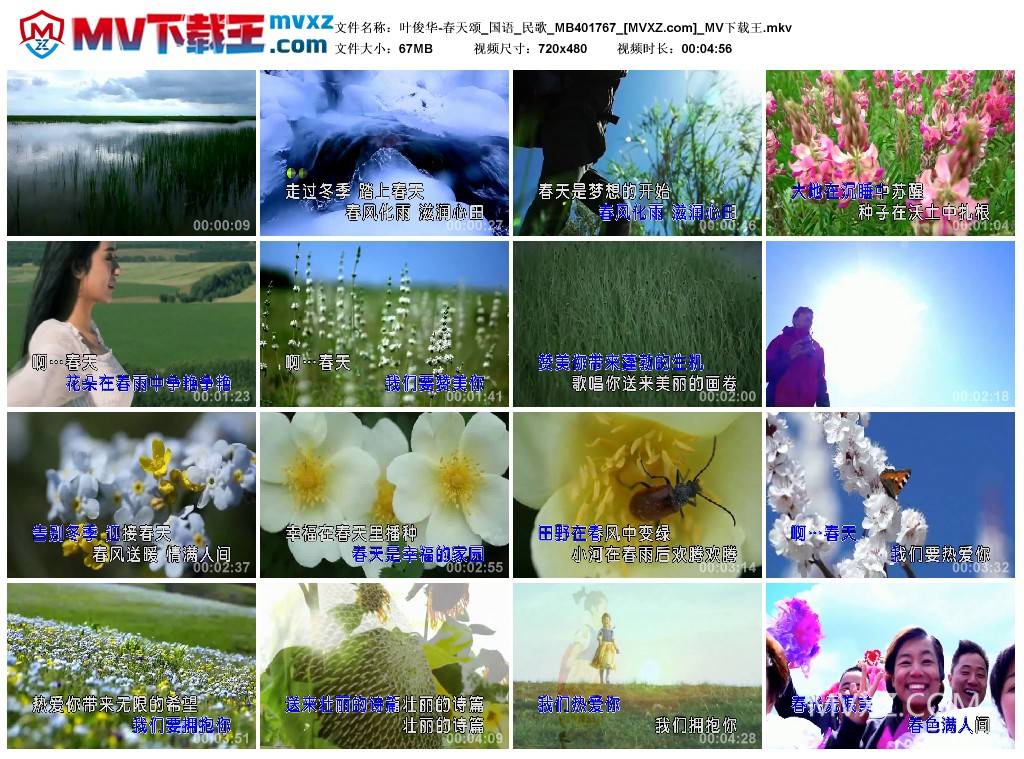 叶俊华-春天颂_国语_民歌_MB401767